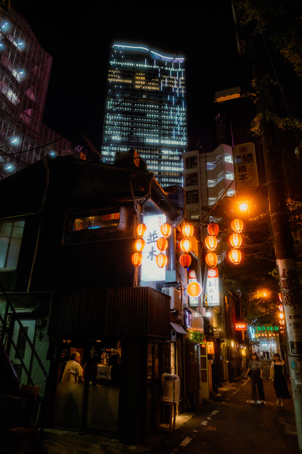 La città oltre il vicolo, street photography a Tokyo