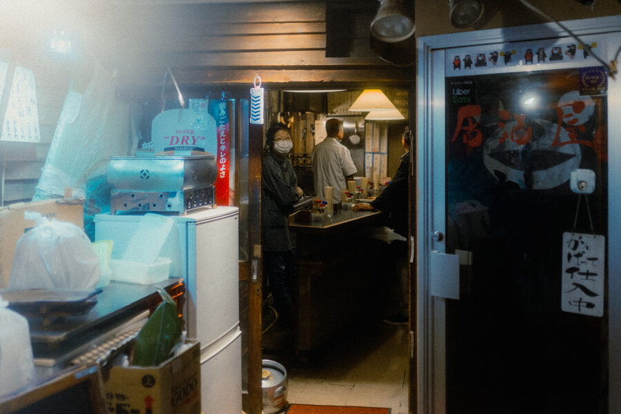 La cucina aperta, street photography a Tokyo
