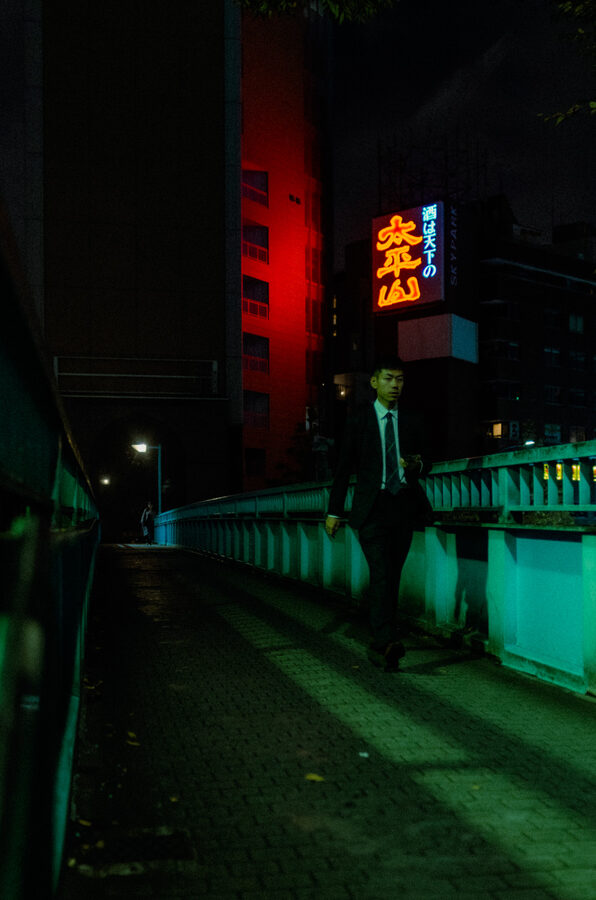 Ponte verde, street photography a Tokyo