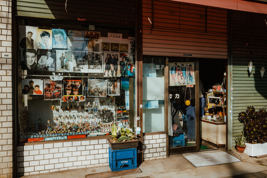 Negozio dei ricordi, street photography a Tokyo