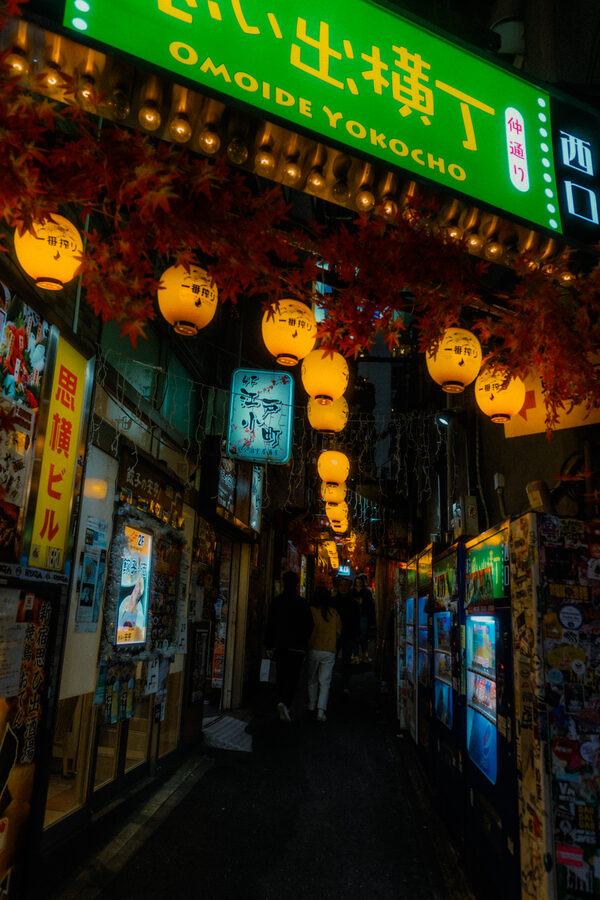 Ingresso verde, street photography a Tokyo