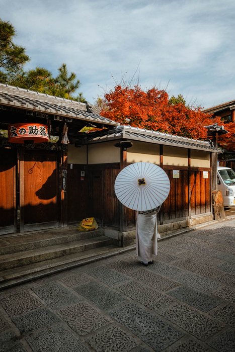 Kyoto risciò gion piazza, fotografia di viaggio e street photography in Giappone