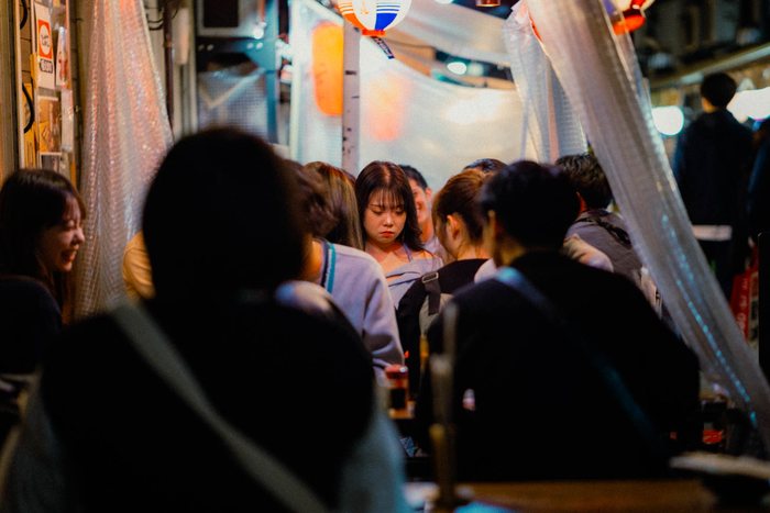 Osaka cuoco vicolo insegne, fotografia di viaggio e street photography in Giappone