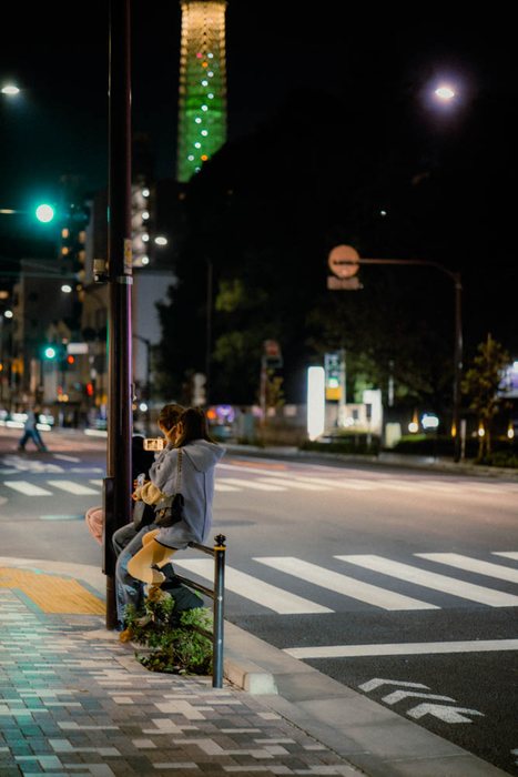 Osaka passanti terminal notte, fotografia di viaggio e street photography in Giappone