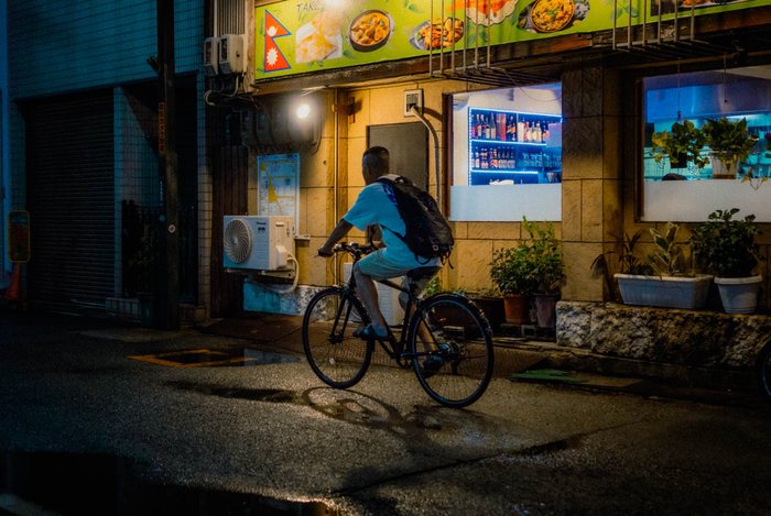 Osaka sala giochi facciata, fotografia di viaggio e street photography in Giappone