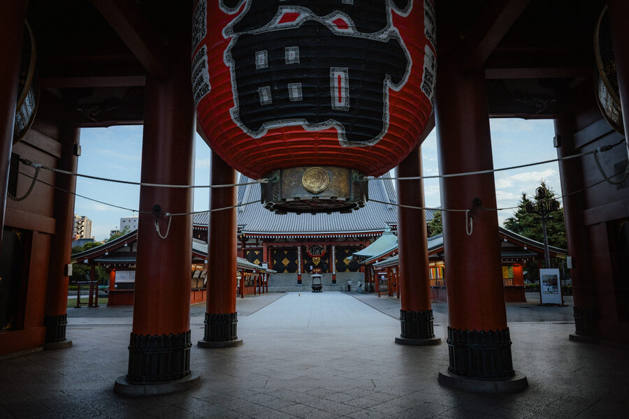 Grande lanterna del portale Kaminarimon al tempio Sensō-ji, Tokyo