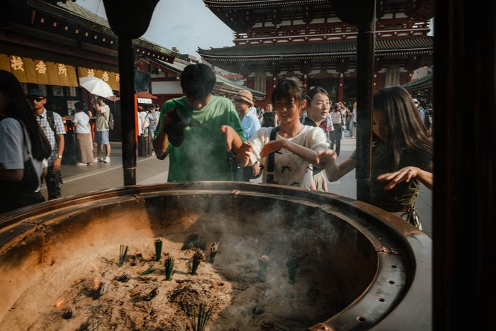 Tokyo serranda vicolo mercato, fotografia di viaggio e street photography in Giappone